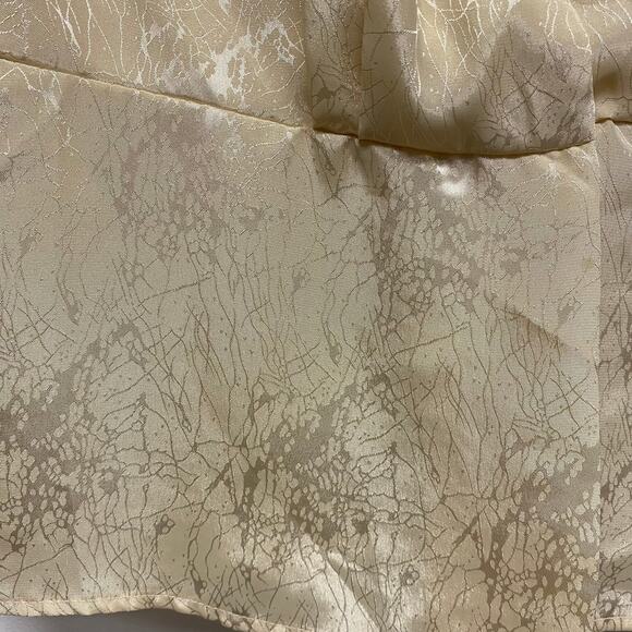 Vintage West Bay Womens Size 8 Satin Polyester Deep V Draped Blouse - Picture 5 of 8